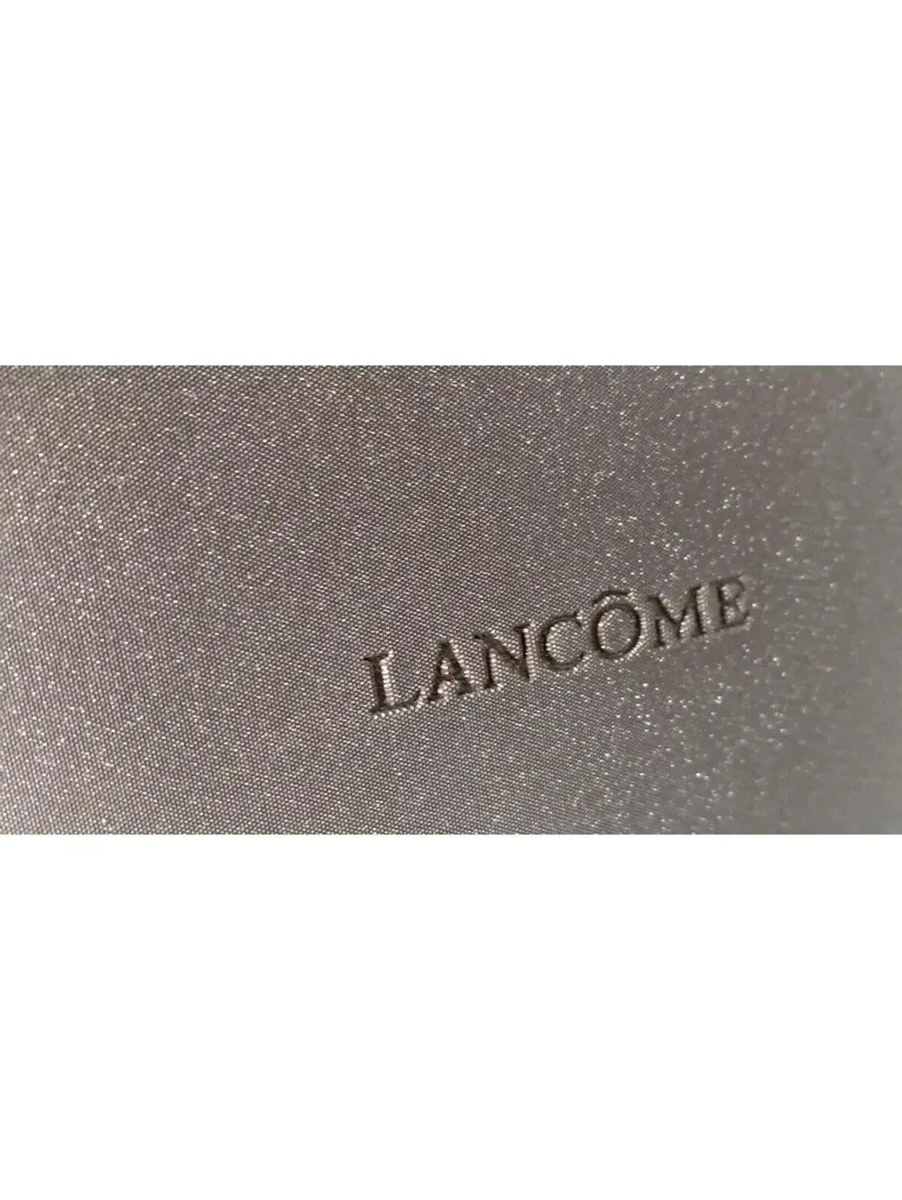 Lancôme Makeup Brown Cosmetic Bag Vintage 2000 Travel Case Zipper Pouch